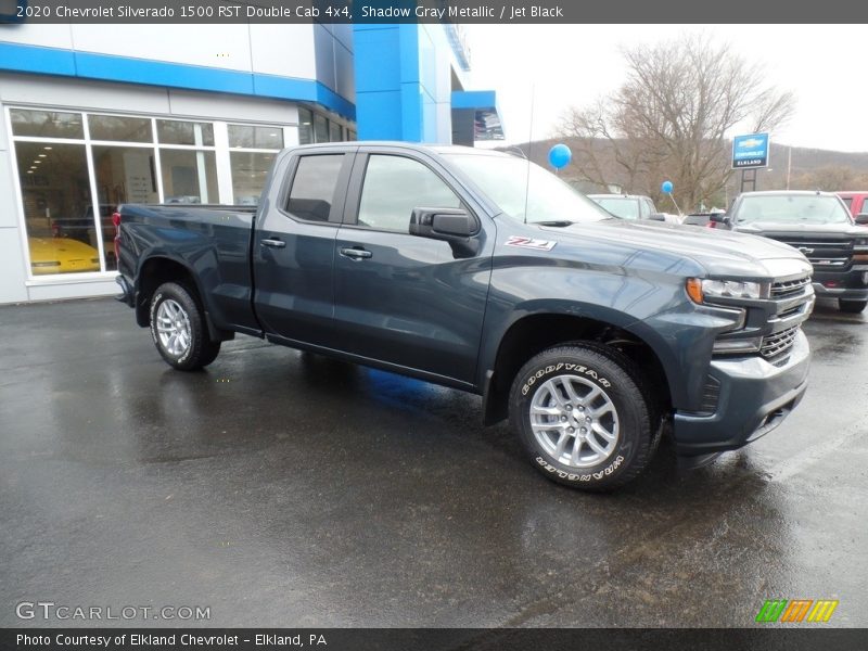 Shadow Gray Metallic / Jet Black 2020 Chevrolet Silverado 1500 RST Double Cab 4x4