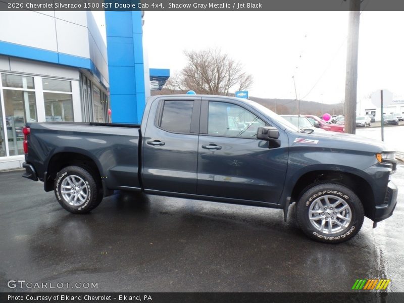 Shadow Gray Metallic / Jet Black 2020 Chevrolet Silverado 1500 RST Double Cab 4x4