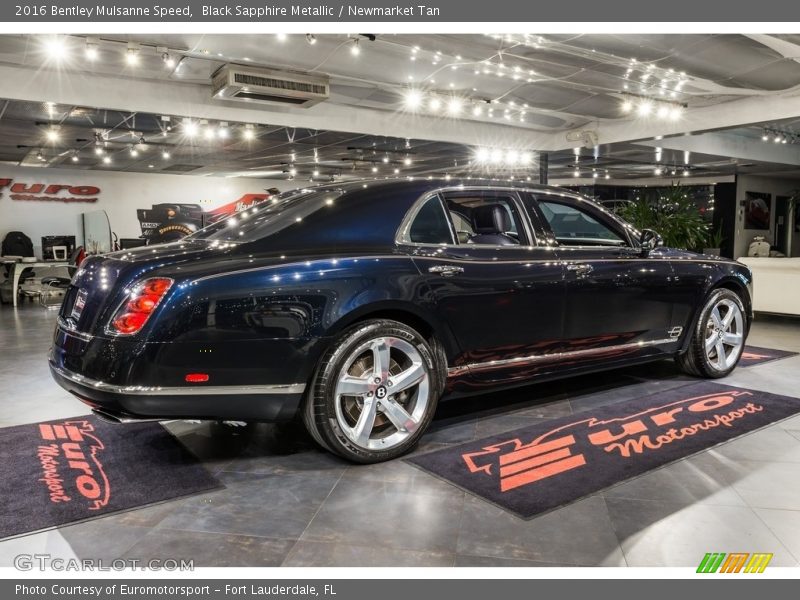 Black Sapphire Metallic / Newmarket Tan 2016 Bentley Mulsanne Speed