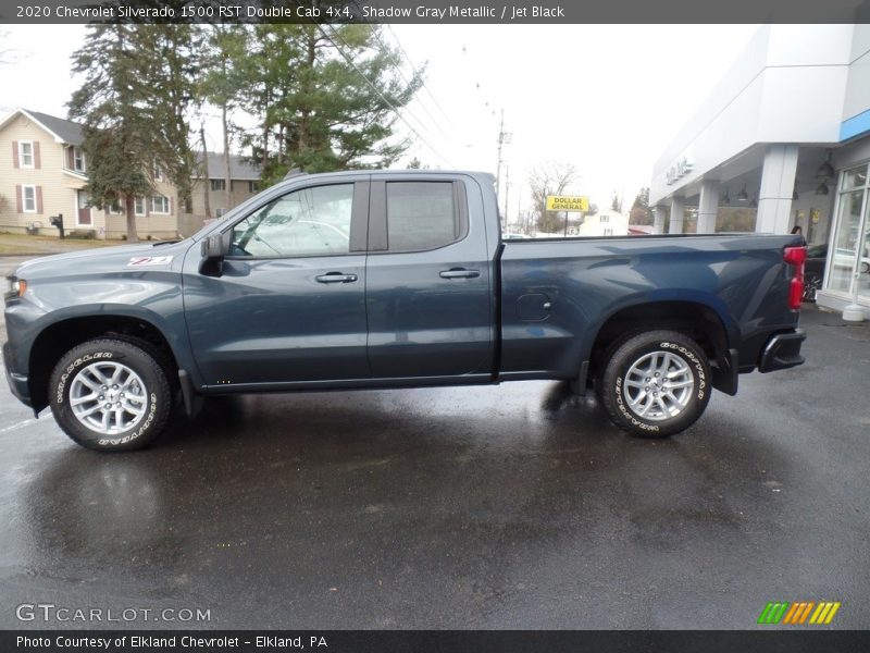 Shadow Gray Metallic / Jet Black 2020 Chevrolet Silverado 1500 RST Double Cab 4x4