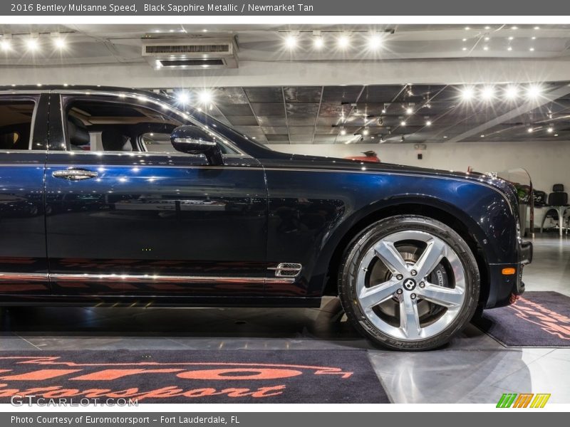 Black Sapphire Metallic / Newmarket Tan 2016 Bentley Mulsanne Speed