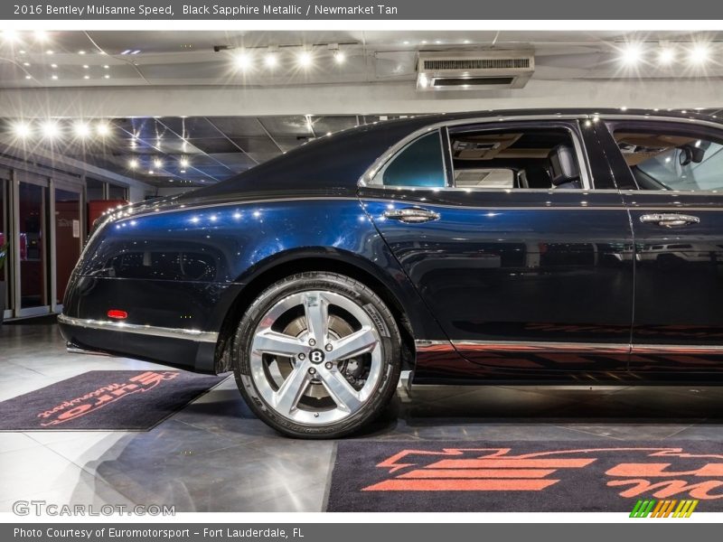 Black Sapphire Metallic / Newmarket Tan 2016 Bentley Mulsanne Speed