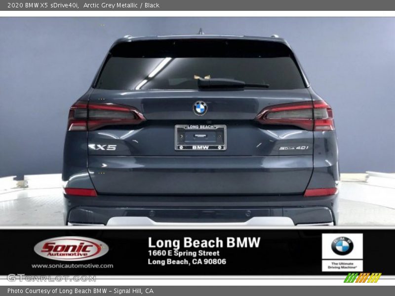 Arctic Grey Metallic / Black 2020 BMW X5 sDrive40i