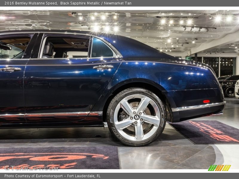 Black Sapphire Metallic / Newmarket Tan 2016 Bentley Mulsanne Speed