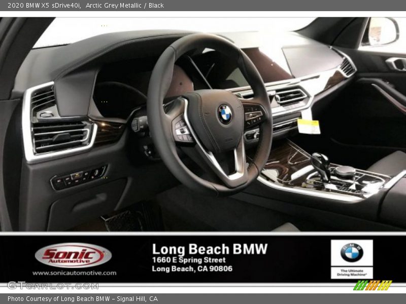 Arctic Grey Metallic / Black 2020 BMW X5 sDrive40i