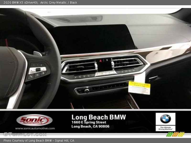Arctic Grey Metallic / Black 2020 BMW X5 sDrive40i