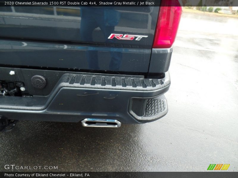 Shadow Gray Metallic / Jet Black 2020 Chevrolet Silverado 1500 RST Double Cab 4x4