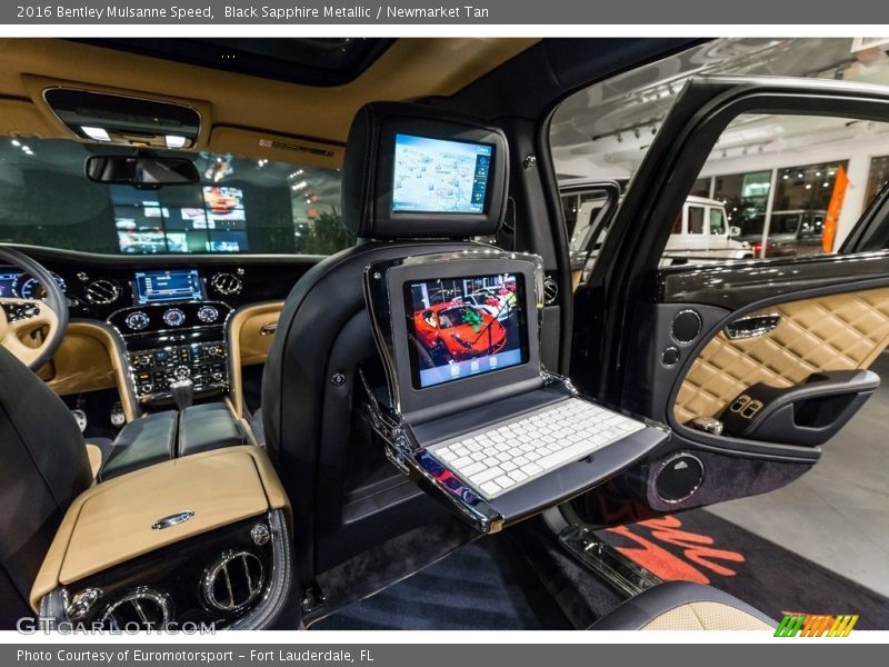 Black Sapphire Metallic / Newmarket Tan 2016 Bentley Mulsanne Speed