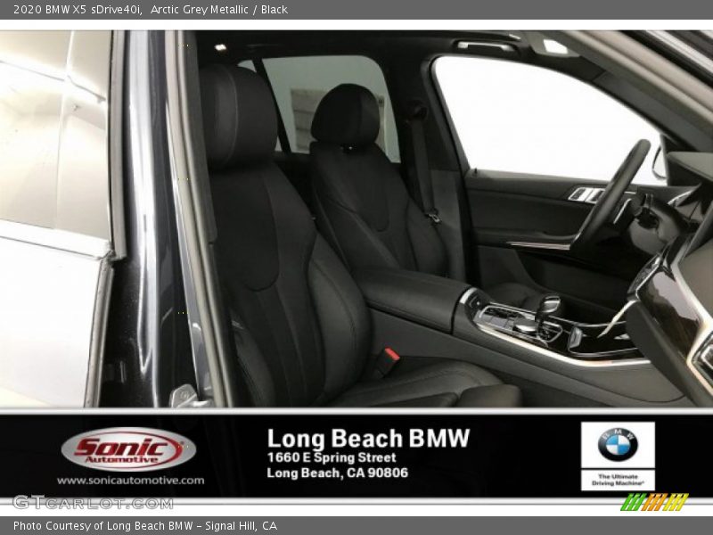 Arctic Grey Metallic / Black 2020 BMW X5 sDrive40i