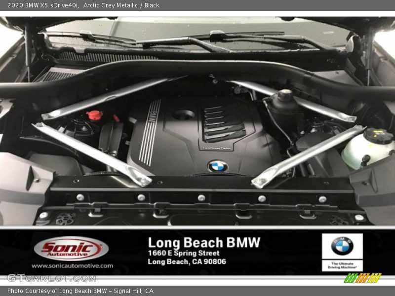 Arctic Grey Metallic / Black 2020 BMW X5 sDrive40i