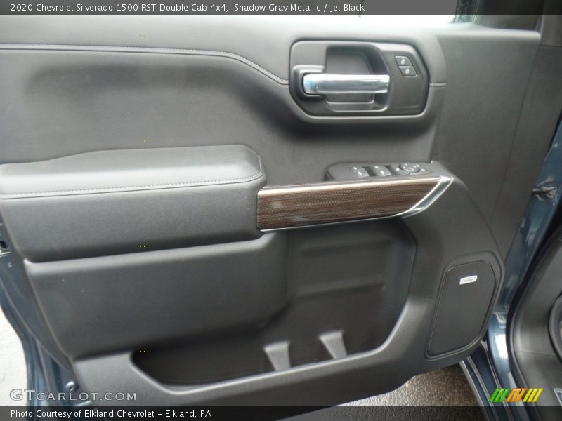 Shadow Gray Metallic / Jet Black 2020 Chevrolet Silverado 1500 RST Double Cab 4x4
