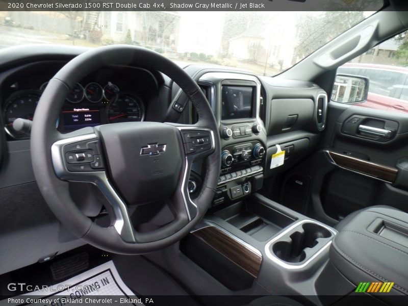 Shadow Gray Metallic / Jet Black 2020 Chevrolet Silverado 1500 RST Double Cab 4x4