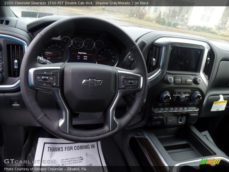 Shadow Gray Metallic / Jet Black 2020 Chevrolet Silverado 1500 RST Double Cab 4x4