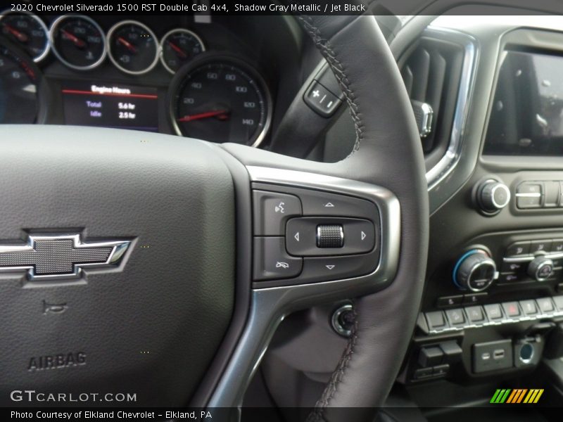 Shadow Gray Metallic / Jet Black 2020 Chevrolet Silverado 1500 RST Double Cab 4x4