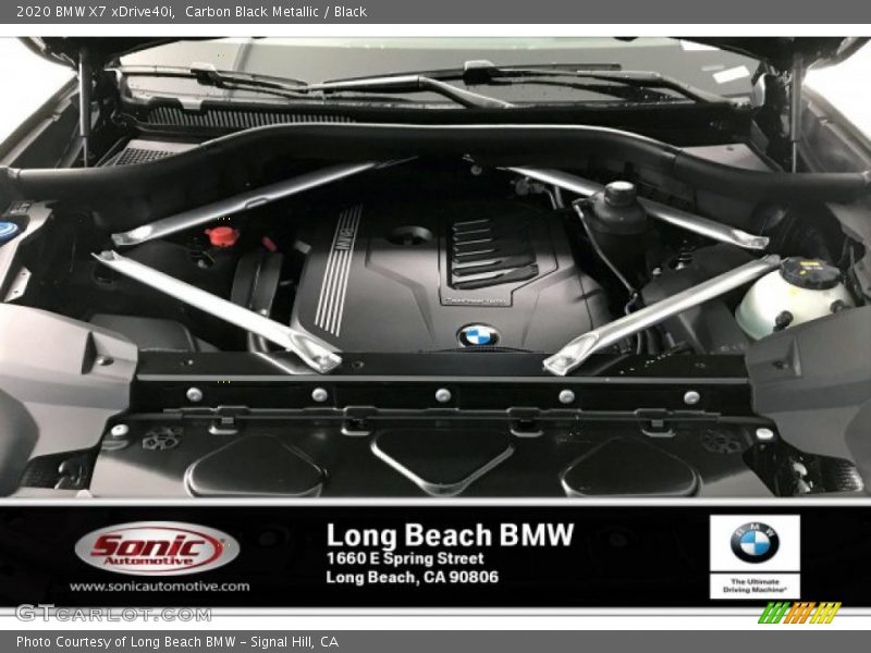 Carbon Black Metallic / Black 2020 BMW X7 xDrive40i