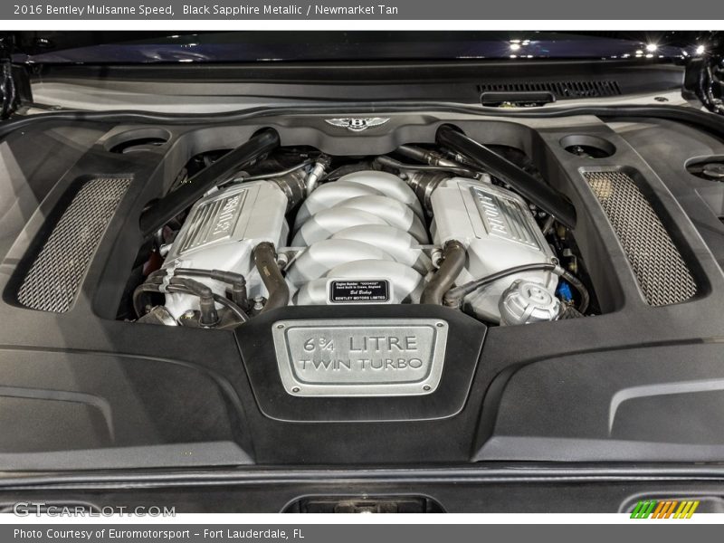  2016 Mulsanne Speed Engine - 6.75 Liter Twin-Turbocharged OHV 16-Valve VVT V8
