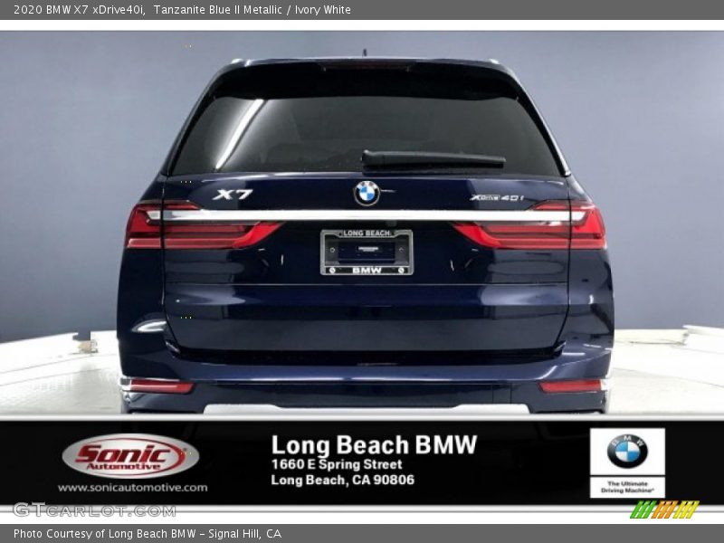 Tanzanite Blue II Metallic / Ivory White 2020 BMW X7 xDrive40i