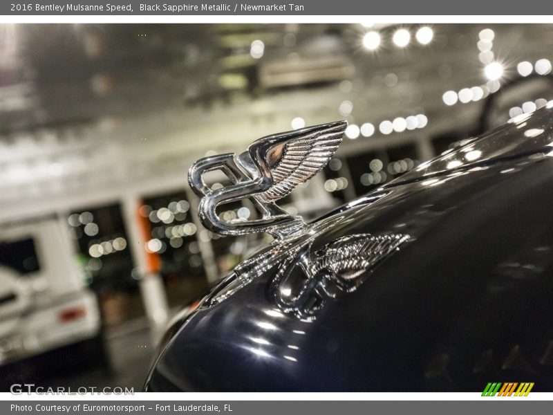 Black Sapphire Metallic / Newmarket Tan 2016 Bentley Mulsanne Speed