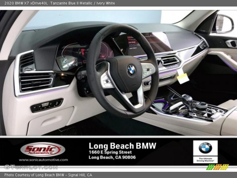 Tanzanite Blue II Metallic / Ivory White 2020 BMW X7 xDrive40i