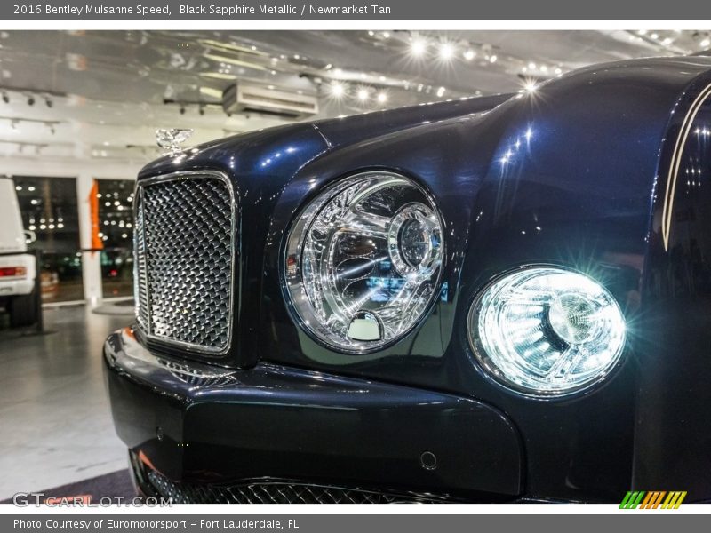 Black Sapphire Metallic / Newmarket Tan 2016 Bentley Mulsanne Speed