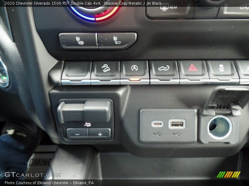 Shadow Gray Metallic / Jet Black 2020 Chevrolet Silverado 1500 RST Double Cab 4x4