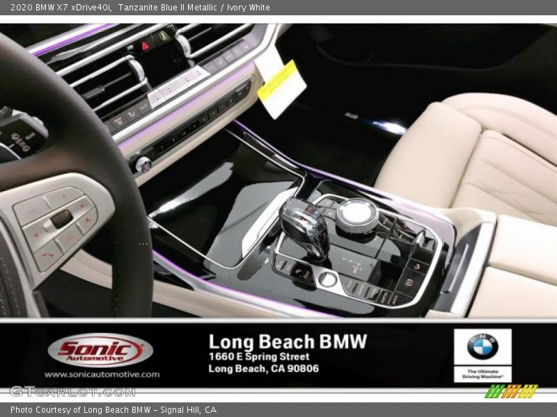 Tanzanite Blue II Metallic / Ivory White 2020 BMW X7 xDrive40i