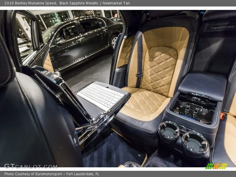 Black Sapphire Metallic / Newmarket Tan 2016 Bentley Mulsanne Speed