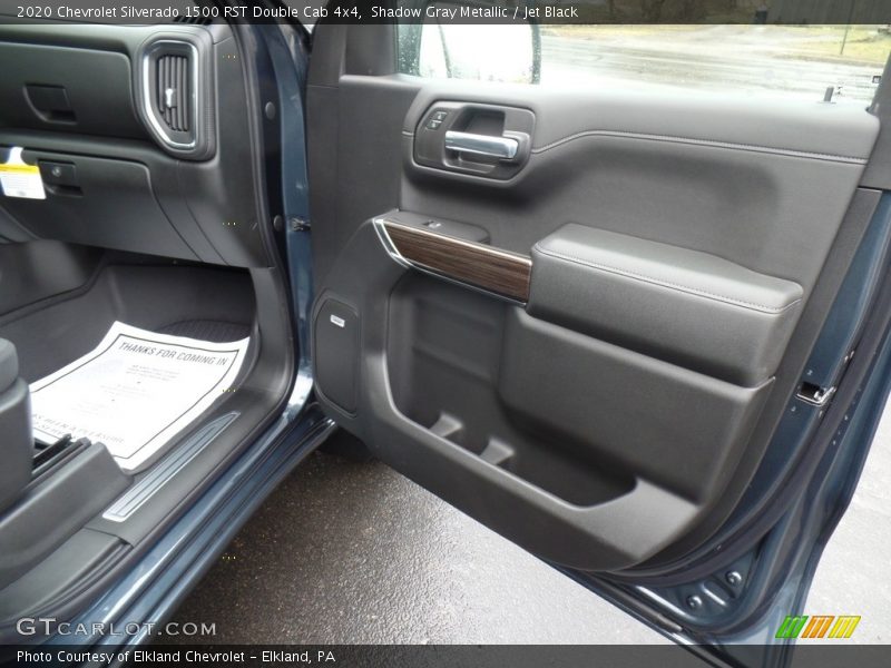 Shadow Gray Metallic / Jet Black 2020 Chevrolet Silverado 1500 RST Double Cab 4x4