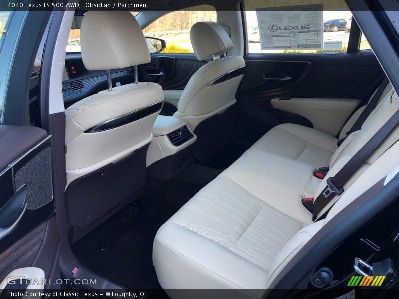 Rear Seat of 2020 LS 500 AWD