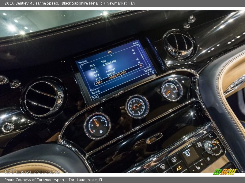 Black Sapphire Metallic / Newmarket Tan 2016 Bentley Mulsanne Speed