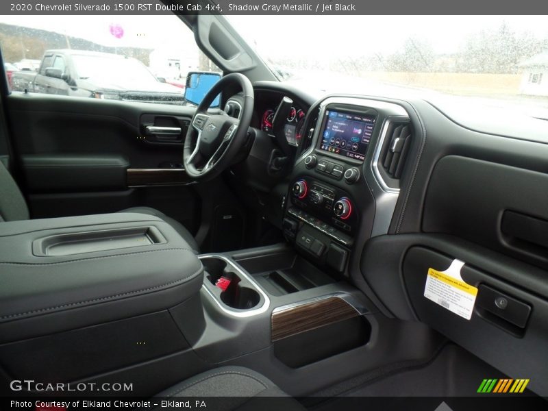 Shadow Gray Metallic / Jet Black 2020 Chevrolet Silverado 1500 RST Double Cab 4x4
