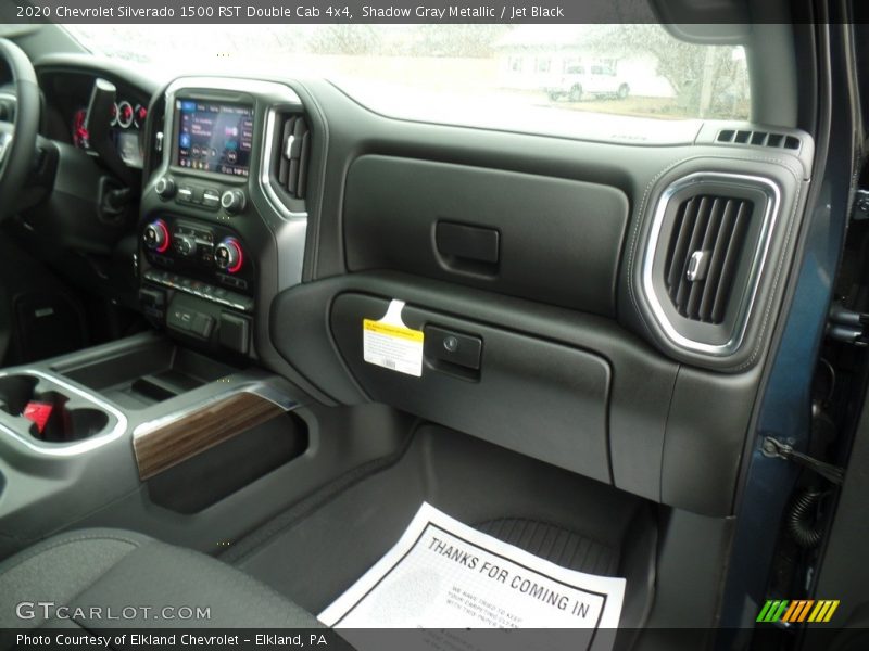 Shadow Gray Metallic / Jet Black 2020 Chevrolet Silverado 1500 RST Double Cab 4x4