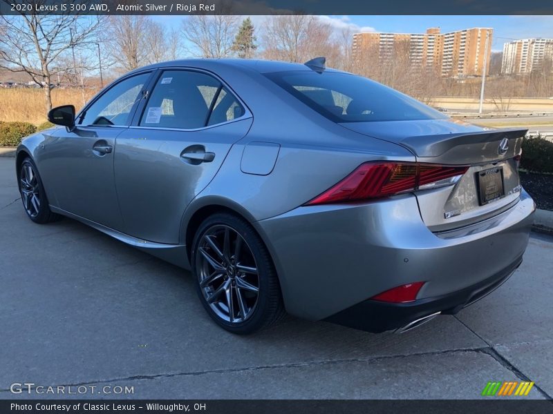 Atomic Silver / Rioja Red 2020 Lexus IS 300 AWD