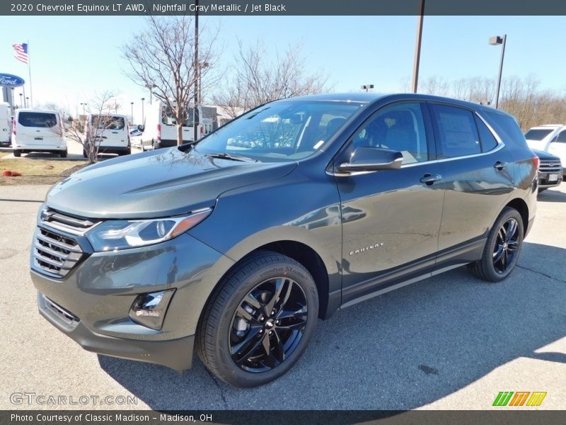 Nightfall Gray Metallic / Jet Black 2020 Chevrolet Equinox LT AWD