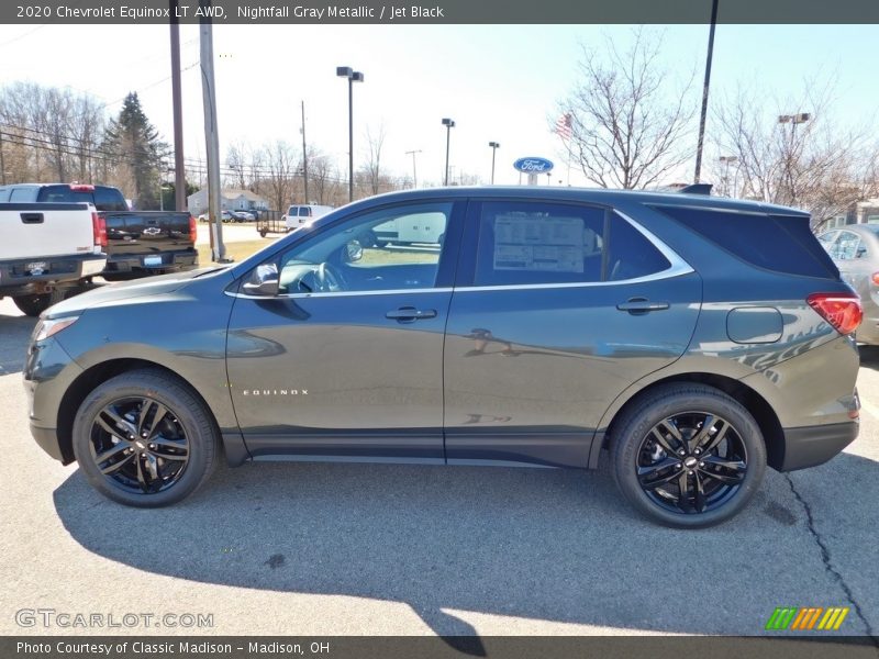 Nightfall Gray Metallic / Jet Black 2020 Chevrolet Equinox LT AWD