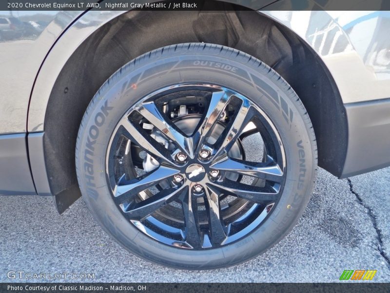 Nightfall Gray Metallic / Jet Black 2020 Chevrolet Equinox LT AWD