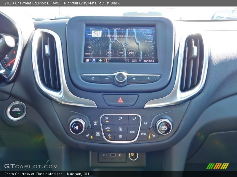 Nightfall Gray Metallic / Jet Black 2020 Chevrolet Equinox LT AWD