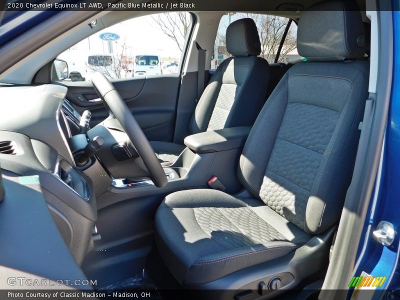Pacific Blue Metallic / Jet Black 2020 Chevrolet Equinox LT AWD