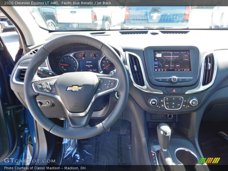 Pacific Blue Metallic / Jet Black 2020 Chevrolet Equinox LT AWD