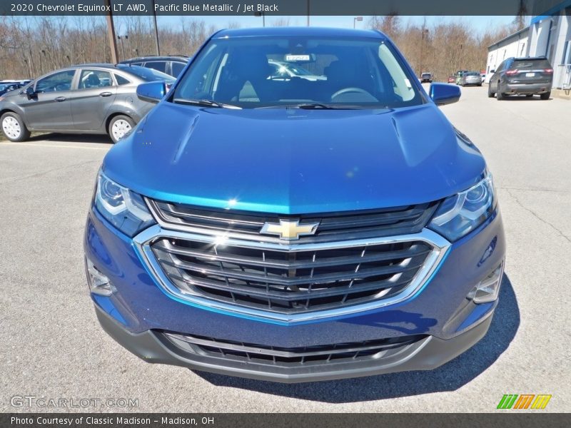 Pacific Blue Metallic / Jet Black 2020 Chevrolet Equinox LT AWD