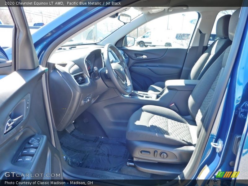 Pacific Blue Metallic / Jet Black 2020 Chevrolet Equinox LT AWD