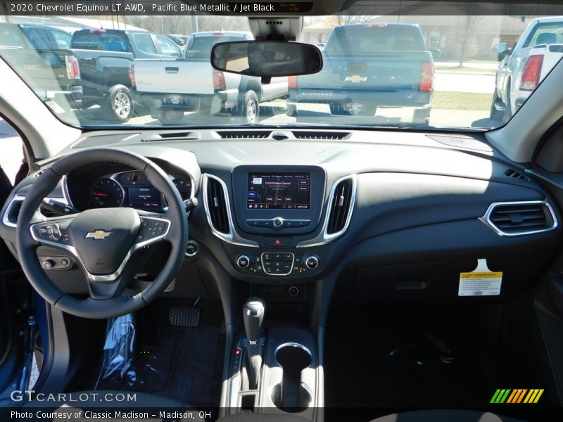 Pacific Blue Metallic / Jet Black 2020 Chevrolet Equinox LT AWD