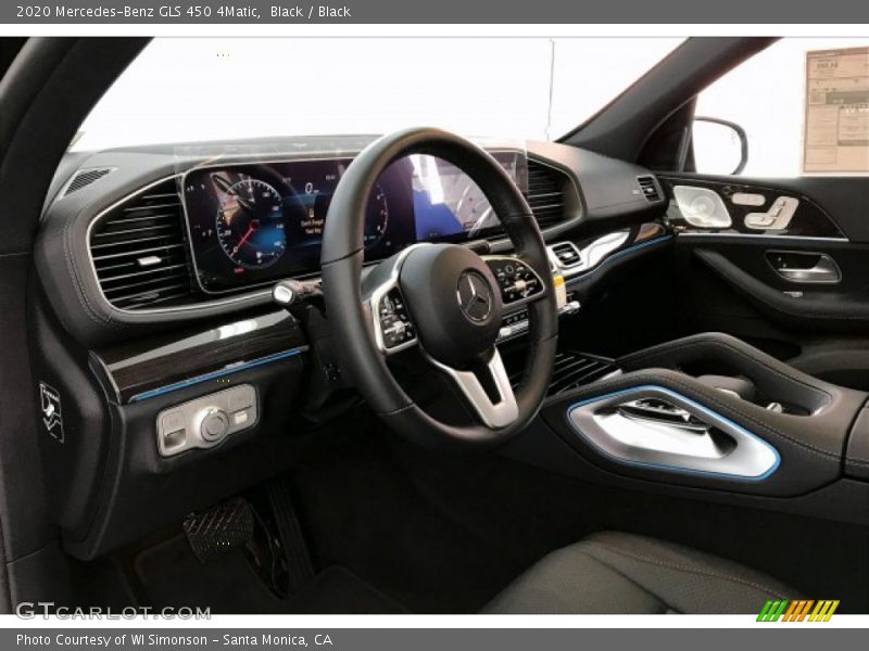 Black / Black 2020 Mercedes-Benz GLS 450 4Matic