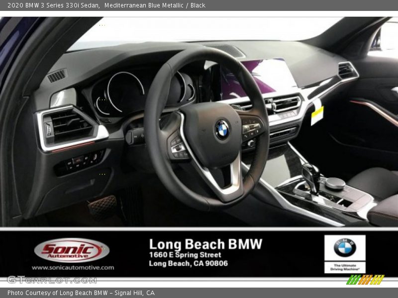 Mediterranean Blue Metallic / Black 2020 BMW 3 Series 330i Sedan