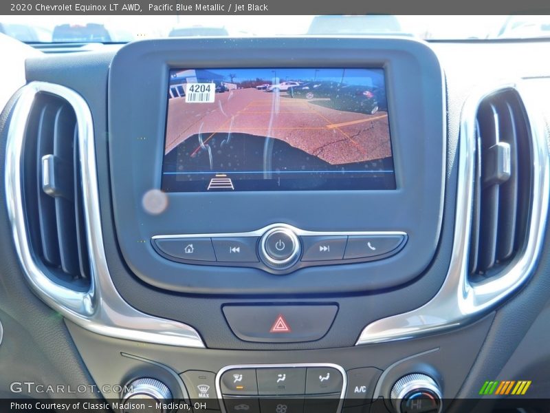 Pacific Blue Metallic / Jet Black 2020 Chevrolet Equinox LT AWD