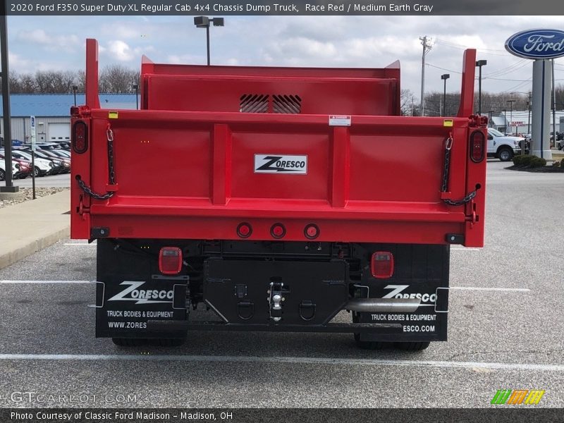 Race Red / Medium Earth Gray 2020 Ford F350 Super Duty XL Regular Cab 4x4 Chassis Dump Truck