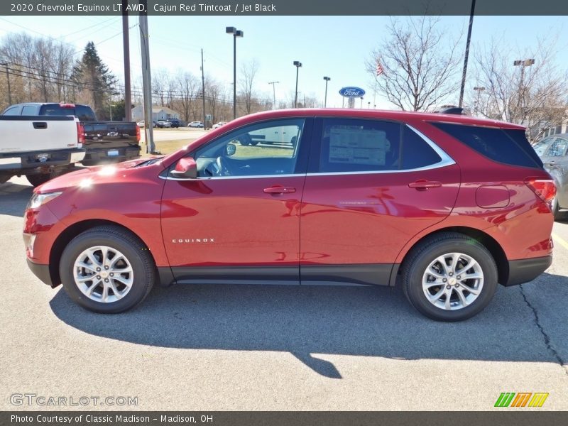 Cajun Red Tintcoat / Jet Black 2020 Chevrolet Equinox LT AWD