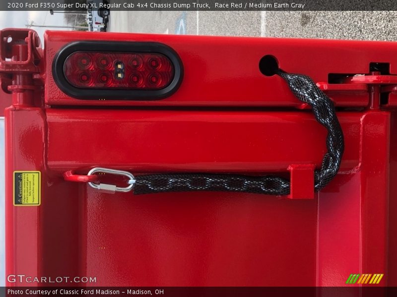 Race Red / Medium Earth Gray 2020 Ford F350 Super Duty XL Regular Cab 4x4 Chassis Dump Truck