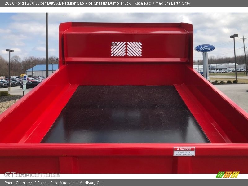 Race Red / Medium Earth Gray 2020 Ford F350 Super Duty XL Regular Cab 4x4 Chassis Dump Truck