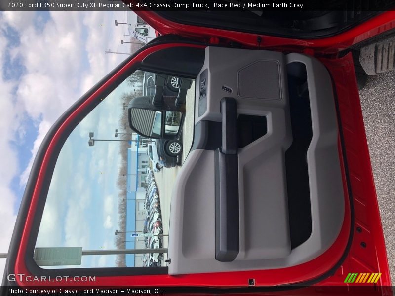 Race Red / Medium Earth Gray 2020 Ford F350 Super Duty XL Regular Cab 4x4 Chassis Dump Truck
